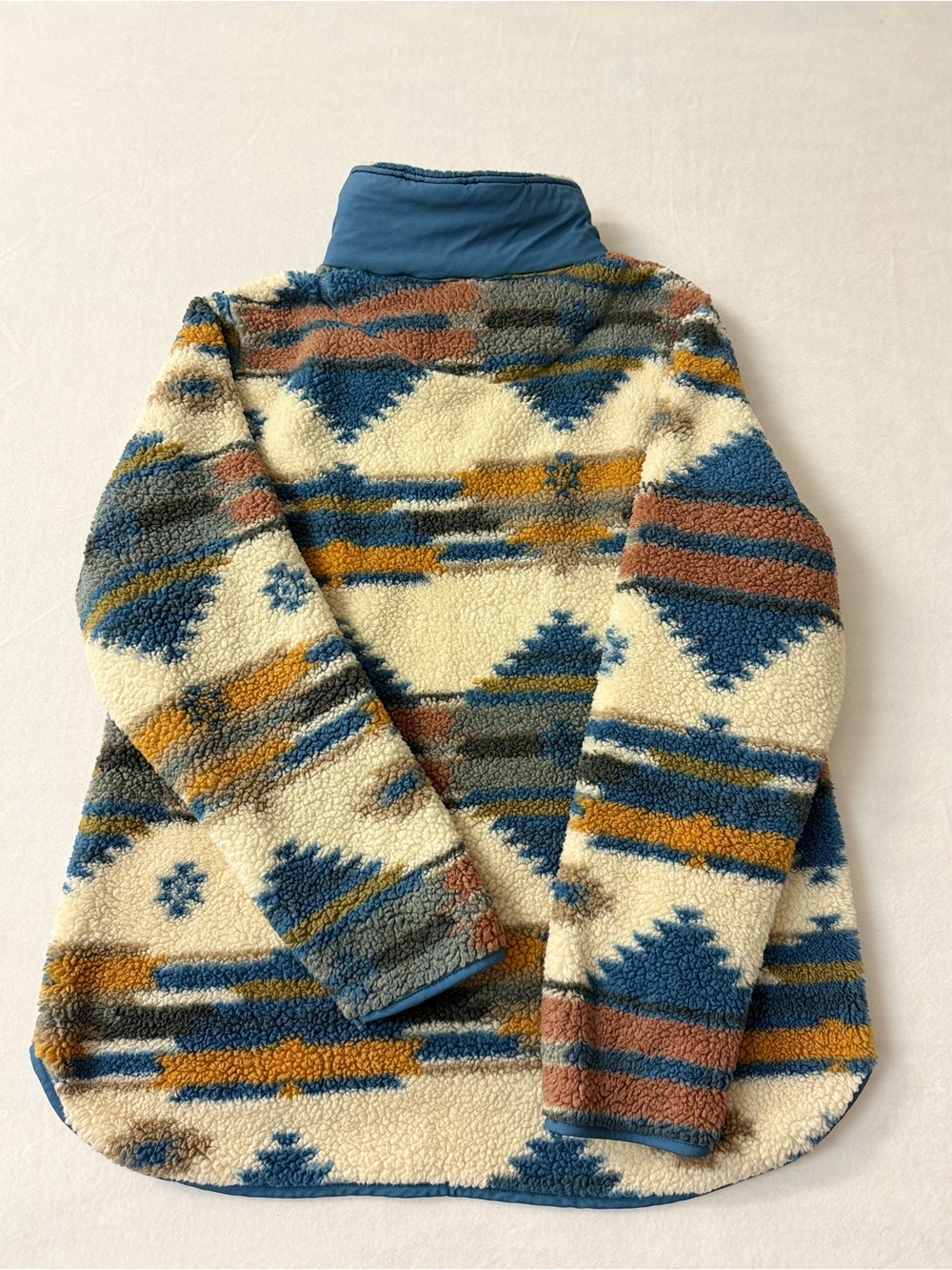 Simply Southern Southwestern Sherpa Quarter Zip Women’s XXL Aztec Print Cozy - Picture 7 of 9